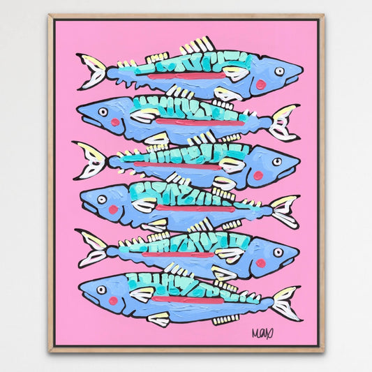 Framed Canvas Print - Chumpy’s Lunch