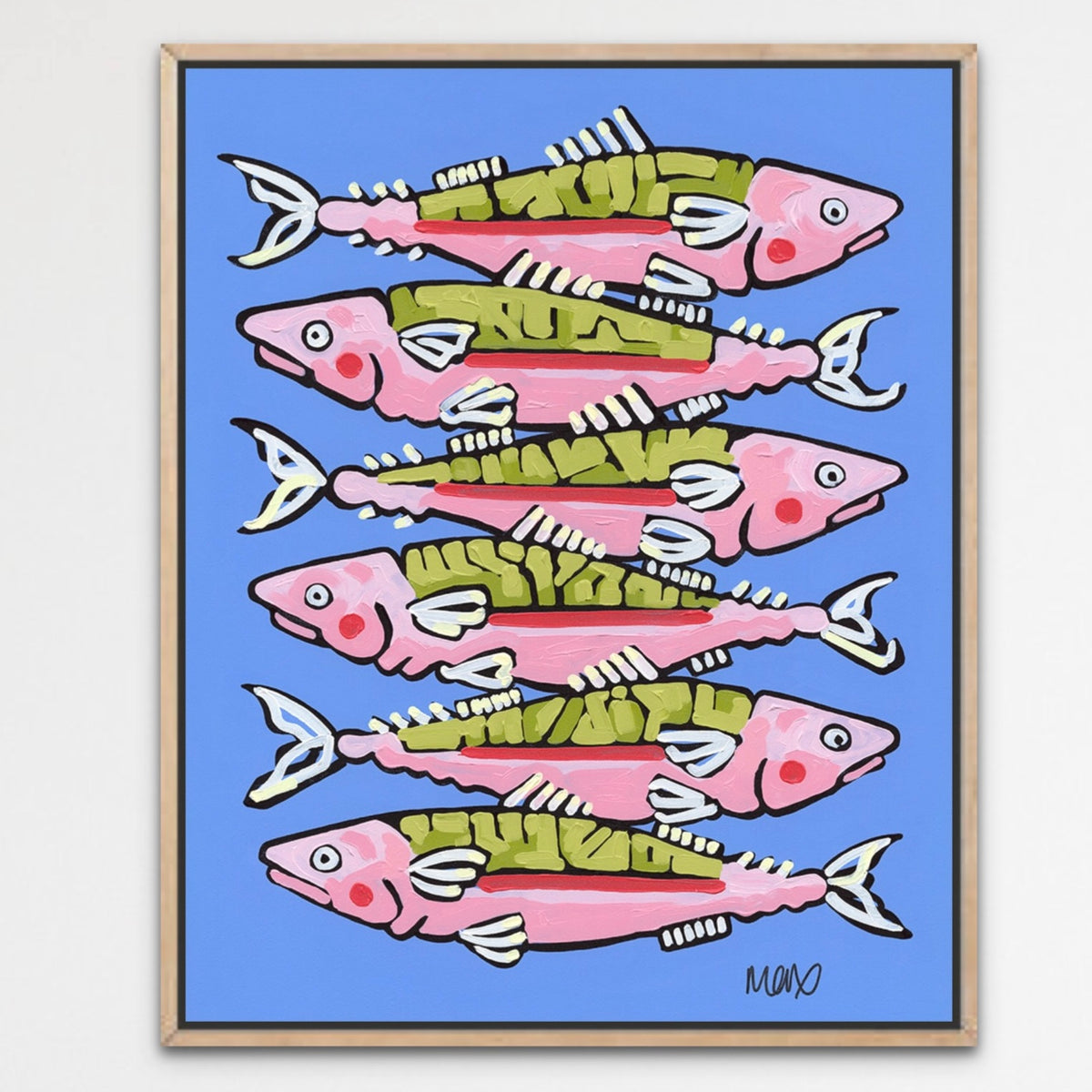Framed Canvas Print - Ebb and Flow