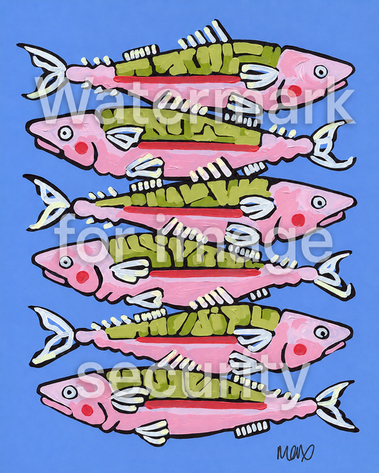 Secret Bay Sardines - Fine Art Print A2 Size  PRE-ORDER